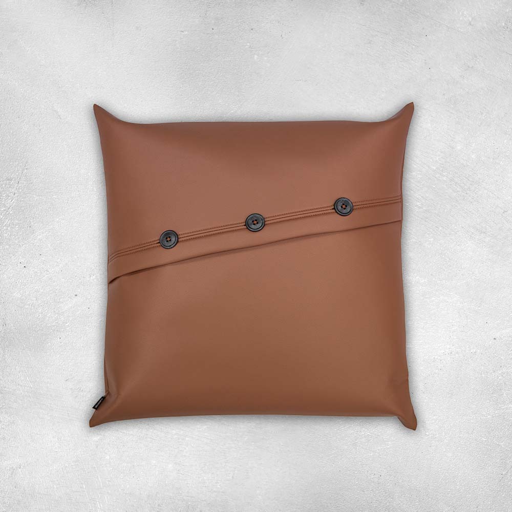Cushion / Leatherlike - Brown