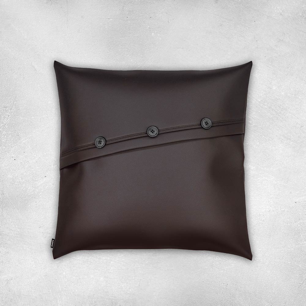 Cushion / Leatherlike - Sepia